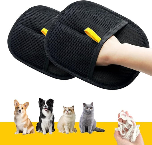Gentle Pet Grooming Gloves
