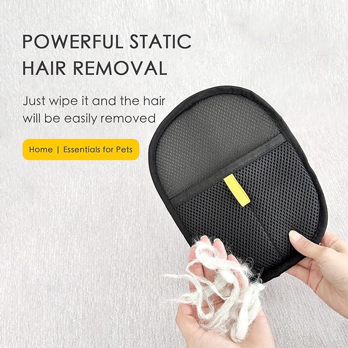 Gentle Pet Grooming Gloves