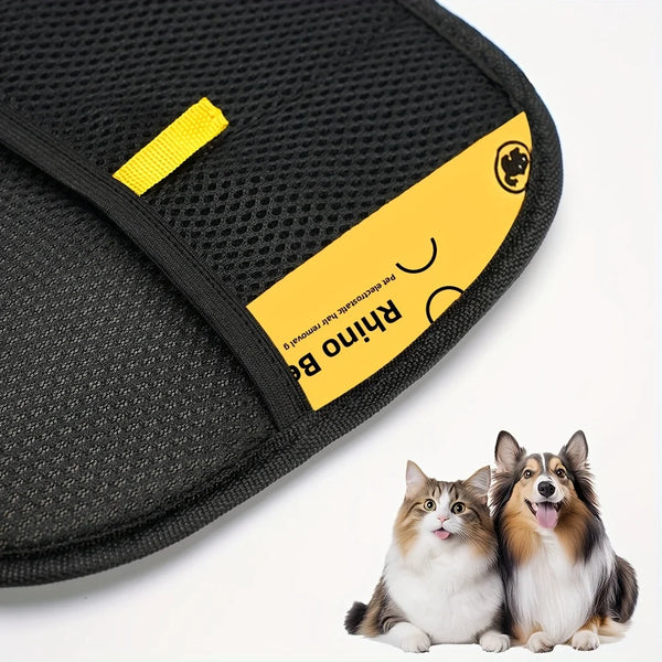 Gentle Pet Grooming Gloves